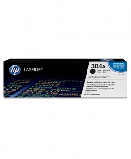 HP 304A Black Original LaserJet Toner Cartridge (CC530A)